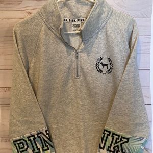 PINK Quarter Zip Sweatshirt